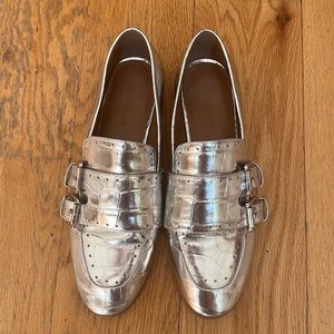 Aerosoles Silver Loafers